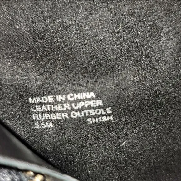 Michael Kors Viera Size 5.5m Black Leather Women BOOTIES - Picture 10 of 10